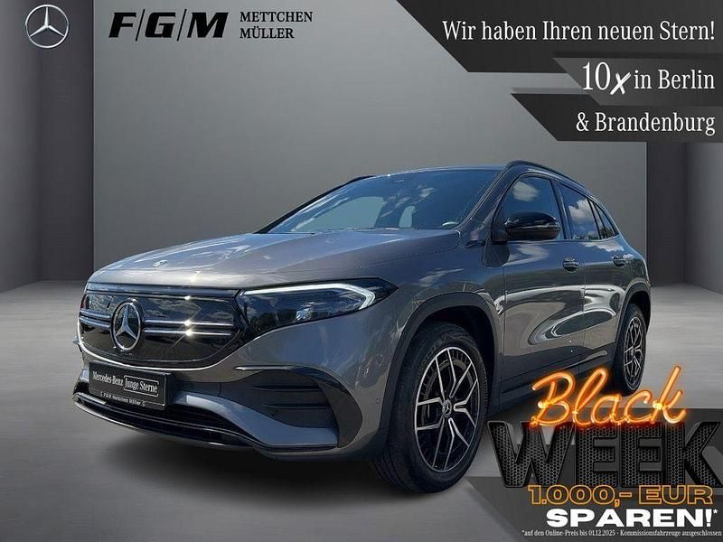 Mountaingrau metallic Gebraucht 2021 Mercedes EQA250 AMG line SUV | 29.370 € (Guter Preis) - Bild 1/4