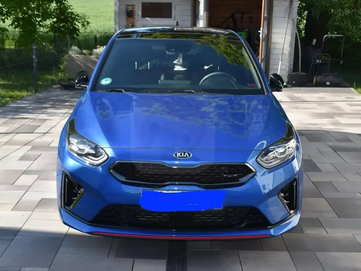 Gebraucht Kia Ceed GT GT 204 PS (150 kW) 2020 Blau Limousine