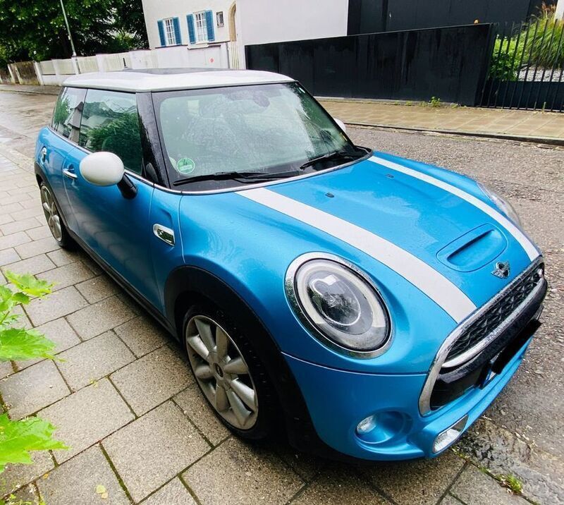 Blau Gebraucht 2017 Mini Cooper S Kleinwagen | 11.500 € (Superpreis) - Bild 1/4