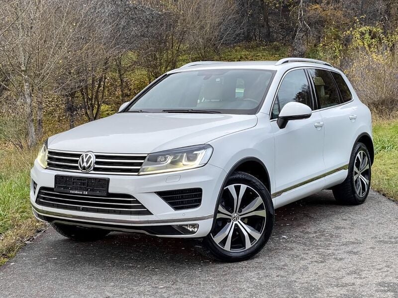 Pure white Gebraucht 2015 VW Touareg SUV | 17.880 € (Fairer Preis) - Bild 1/4
