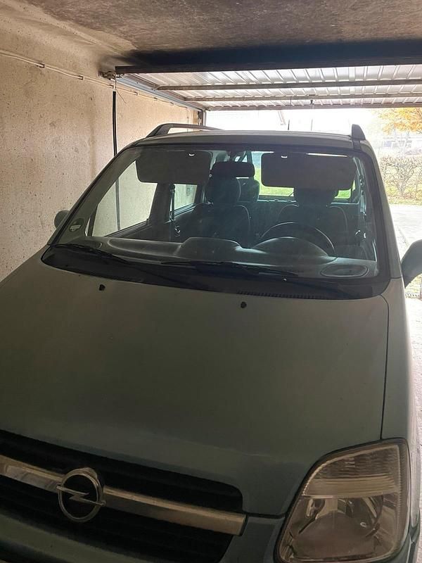 Gebraucht Opel Agila 60 PS (44 kW) 2004 Blau Van / Kleinbus