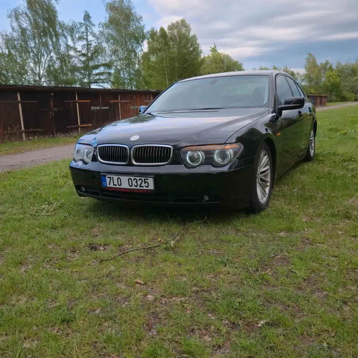 Gebraucht BMW 745 333 PS (244 kW) 2002 Schwarz Limousine