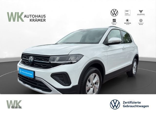 Weiss Gebraucht 2024 VW T-Cross IQ Drive SUV | 24.990 € (Fairer Preis) - Bild 1/4