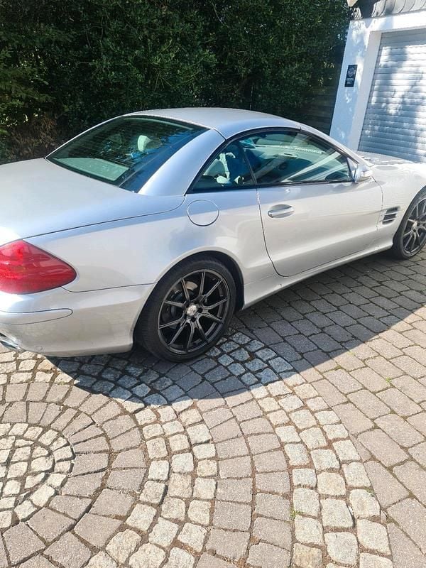 Silber Gebraucht 2004 Mercedes SL350 Cabrio | 17.900 € (Superpreis) - Bild 1/4