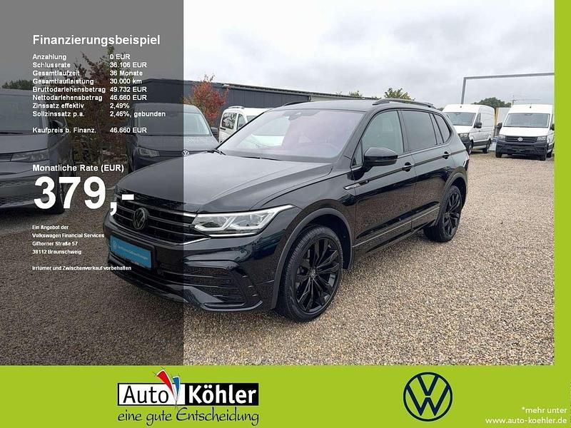 Deep black perleffekt Gebraucht 2024 VW Tiguan Allspace Style SUV | 46.560 € (Etwas zu teuer) - Bild 1/3