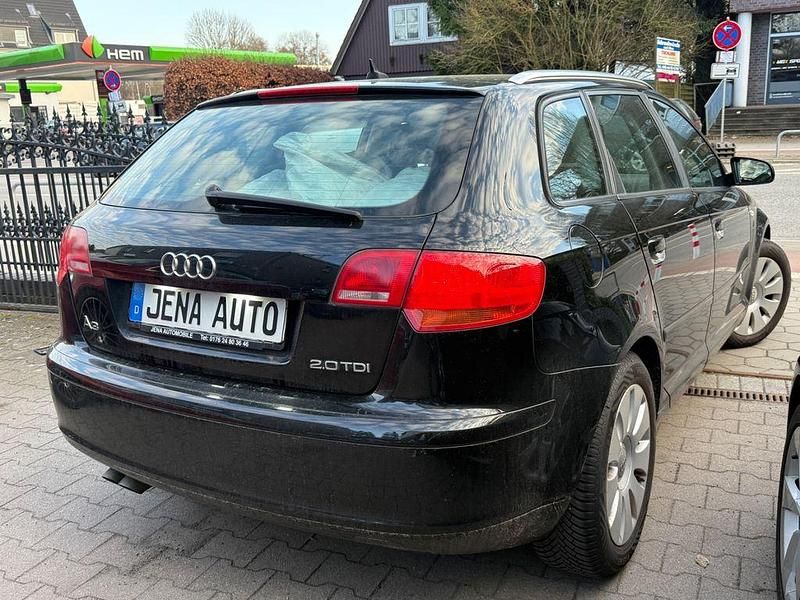 Gebraucht Audi A3 Attraction 140 PS (102 kW) 2008 Schwarz Kleinwagen