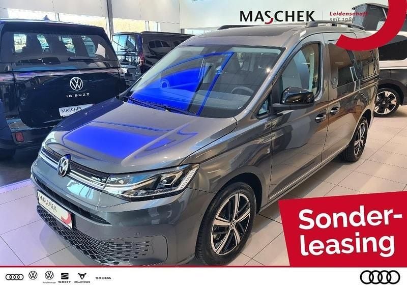 Indiumgrau Neu 2025 VW Caddy Maxi Dark Label Van / Kleinbus | 49.980 € (Etwas zu teuer) - Bild 1/4
