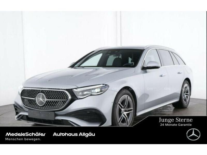 Lack hightechsilber (metallic) Gebraucht 2024 Mercedes E300 AMG Kombi | 53.969 € (Fairer Preis) - Bild 1/4