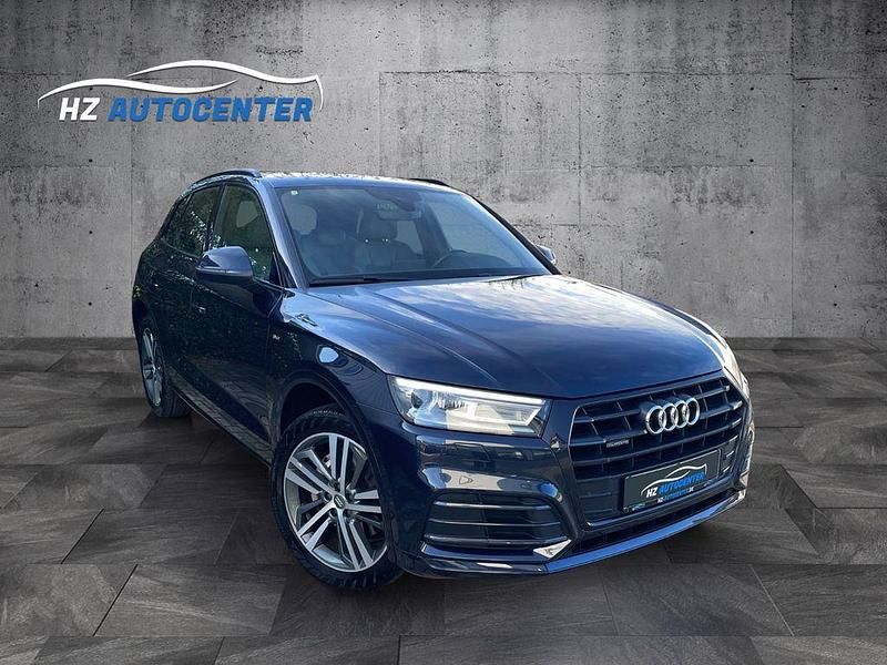 Blau Gebraucht 2019 Audi Q5 S-line plus SUV | 21.499 € (Superpreis) - Bild 1/4