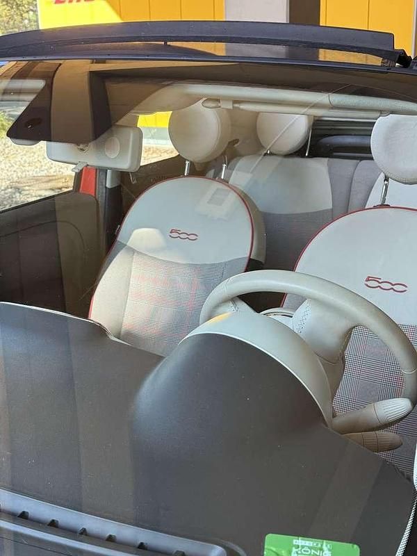 Rot Gebraucht 2018 Fiat 500C Lounge Cabrio | 8.999 € (Superpreis) - Bild 1/4