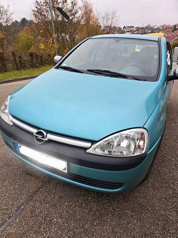 Schwarz Gebraucht 2003 Opel Corsa Limousine | 1.000 € (Guter Preis) - Bild 1/4