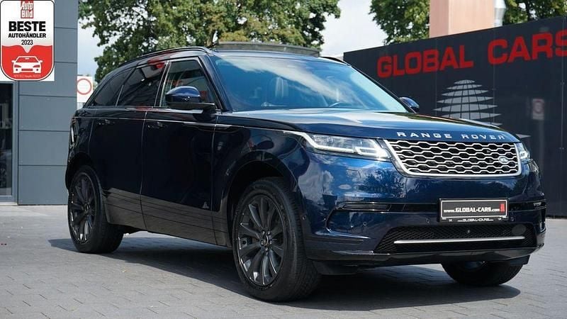 Portofino blue (metallic) Gebraucht 2021 Land Rover Range Rover Velar S SUV | 37.885 € (Superpreis) - Bild 1/4