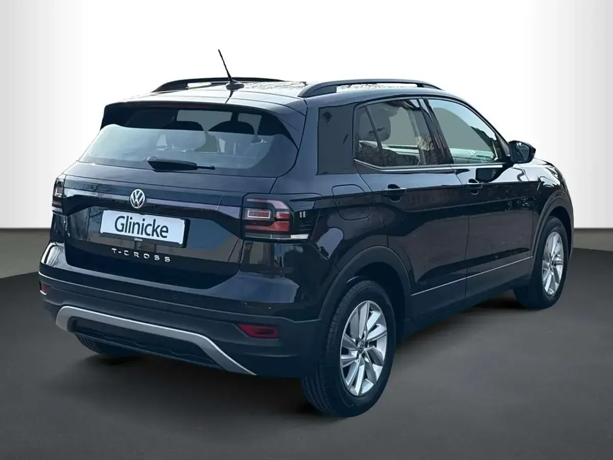 Gebraucht VW T-Cross Life 95 PS (69 kW) 2019 Schwarz SUV