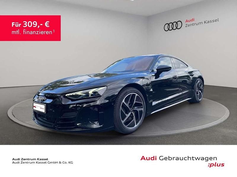 Mythosschwarz metallic Gebraucht 2022 Audi e-tron GT quattro Comfort Limousine | 54.490 € (Fairer Preis) - Bild 1/3