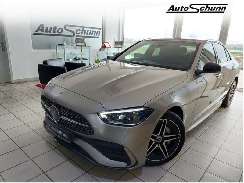 Mojavesilber metalliclack Gebraucht 2023 Mercedes C300e AMG Limousine | 52.000 € - Bild 1/4