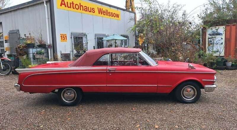 Rot Gebraucht 1963 Ford Mercury Comet Cabrio | 9.890 € - Bild 1/4