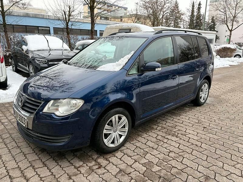 Gebraucht VW Touran 140 PS (102 kW) 2008 Blau Van / Kleinbus