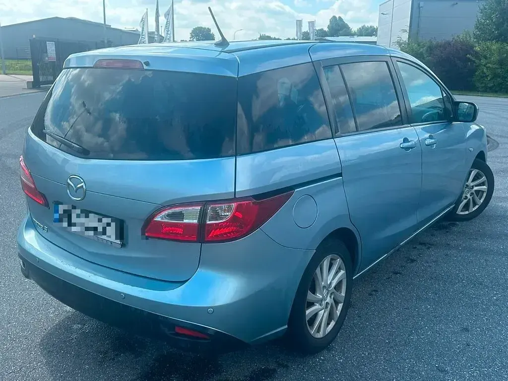 Gebraucht Mazda 5 Center-Line 116 PS (85 kW) 2011 Blau Van / Kleinbus