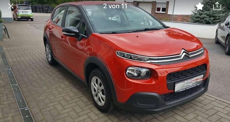Gebraucht Citroën C3 PureTech 83 PS (61 kW) 2018 Orange Kleinwagen