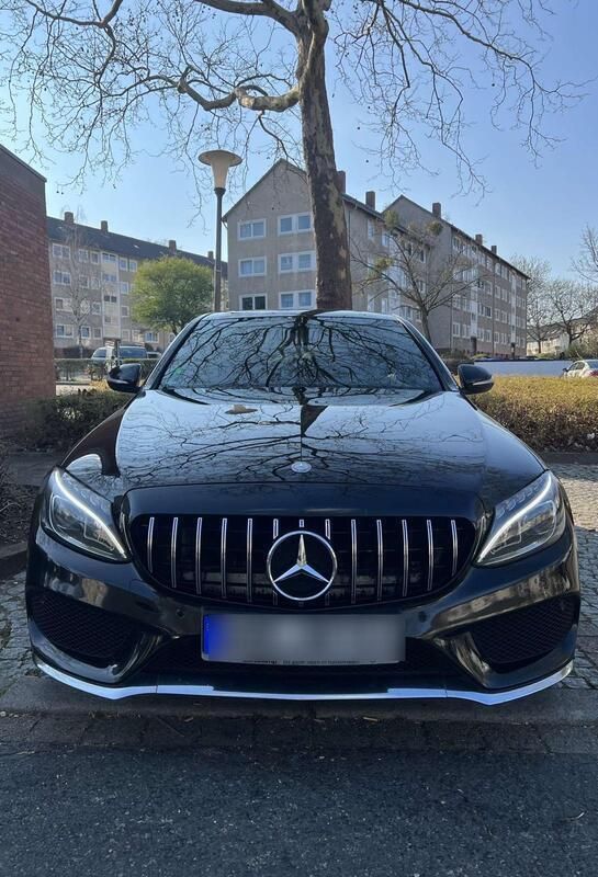Schwarz Gebraucht 2014 Mercedes C220 AMG line Limousine | 19.000 € (Teuer) - Bild 1/4
