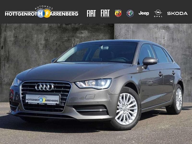 Grau Gebraucht 2015 Audi A3 Sportback Ambiente Kleinwagen | 13.990 € (Etwas zu teuer) - Bild 1/4