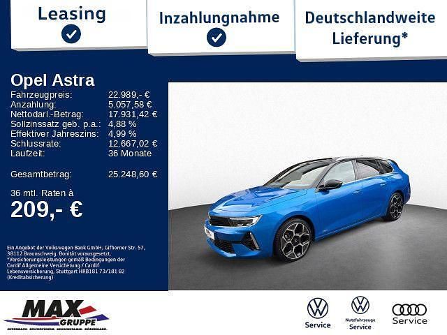 Blau Gebraucht 2023 Opel Astra GS Line Kombi | 22.989 € (Fairer Preis) - Bild 1/4