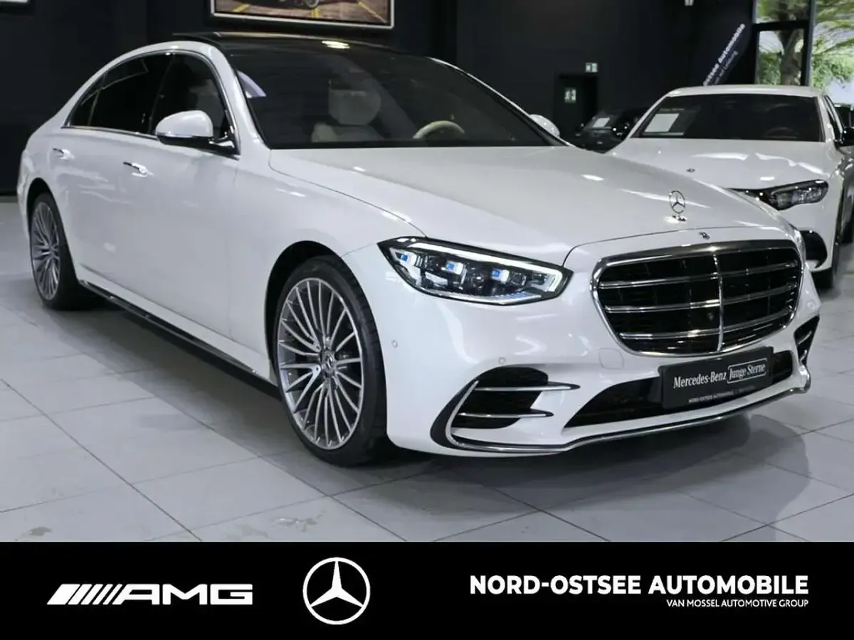 Gebraucht Mercedes S580 AMG 503 PS (369 kW) 2023 Manufaktur diamantweiß bright Limousine