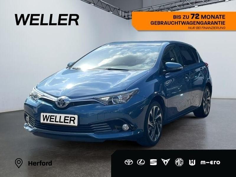 Blau Gebraucht 2016 Toyota Auris Design Limousine | 13.580 € (Fairer Preis) - Bild 1/3