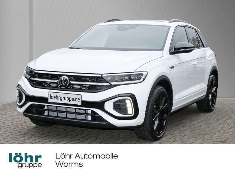 Pure white Neu 2025 VW T-Roc R-line SUV | 49.650 € (Teuer) - Bild 1/4