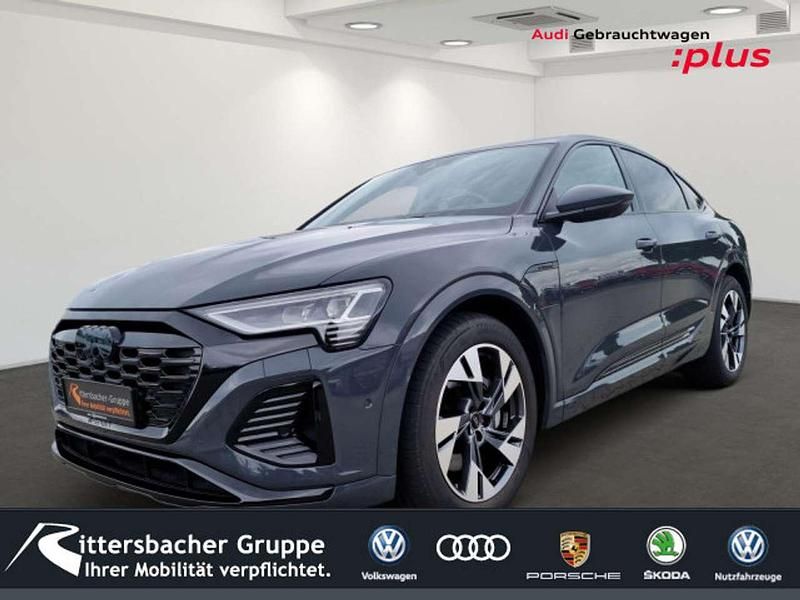 Gebraucht Audi Q8 e-tron S-Line 300 kW (408 PS) 2023 Magnetgrau SUV
