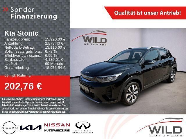 Schwarz Gebraucht 2021 Kia Stonic Vision SUV | 15.990 € (Fairer Preis) - Bild 1/4