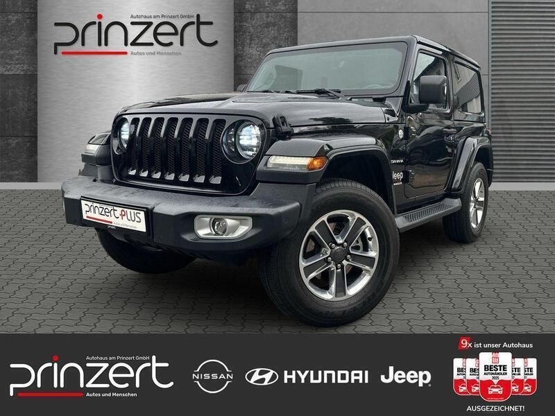 Black clear coat Gebraucht 2019 Jeep Wrangler Sahara SUV | 44.470 € (Fairer Preis) - Bild 1/4