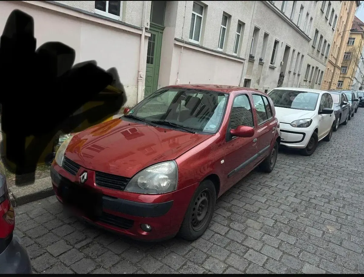 Gebraucht Renault Clio 2005 Rot Kleinwagen