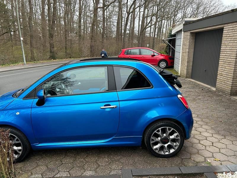 Gebraucht Fiat 500S S 69 PS (50 kW) 2015 Blau Cabrio