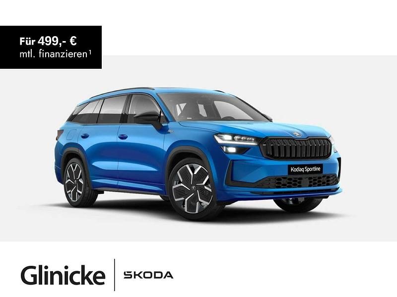 Raceblau metallic Neu 2025 Skoda Kodiaq SportLine SUV | 50.490 € (Teuer) - Bild 1/1