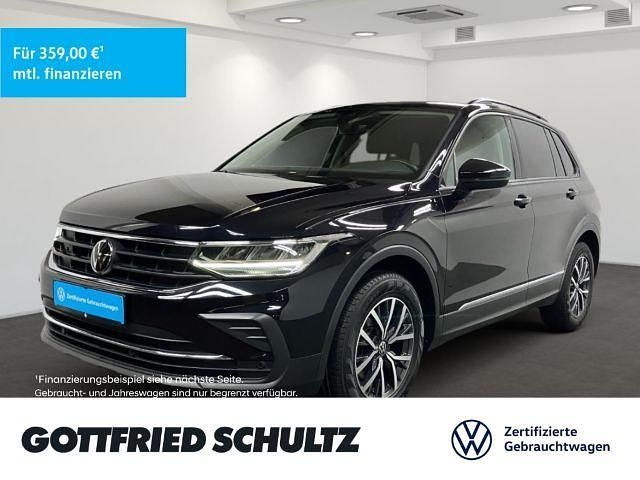 Schwarz Gebraucht 2022 VW Tiguan Life SUV | 28.990 € (Fairer Preis) - Bild 1/2