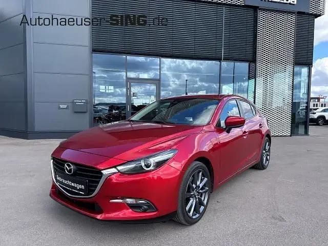 Second-hand Mazda 3 Go 120 CP (88 kW) 2017 Roșu Berlinǎ