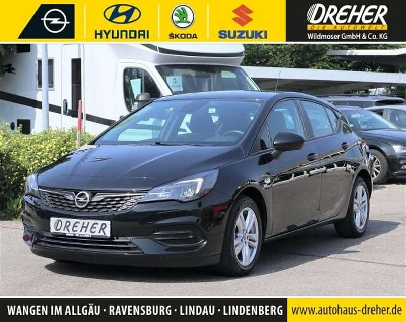 Onyx schwarz Gebraucht 2021 Opel Astra Edition Limousine | 13.790 € (Fairer Preis) - Bild 1/3