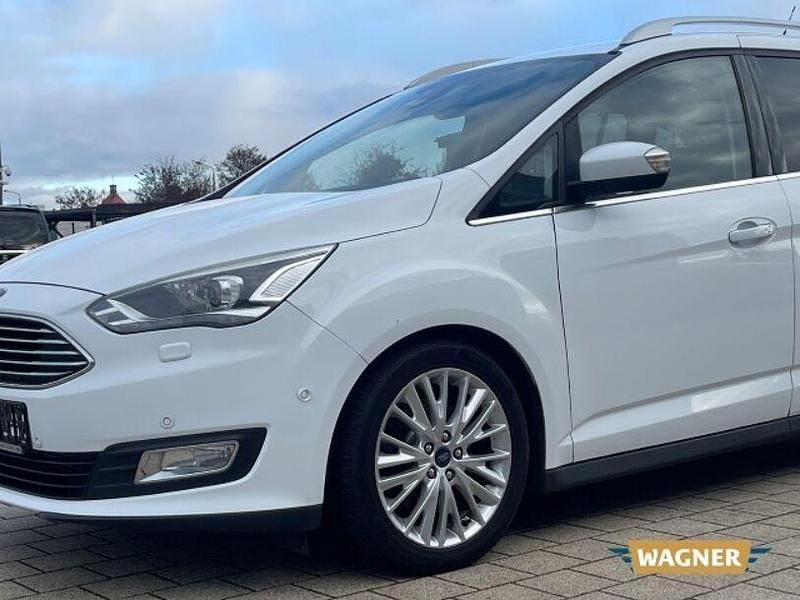 Gebraucht Ford Grand C-Max Titanium 170 PS (125 kW) 2016 Weiß Van / Kleinbus