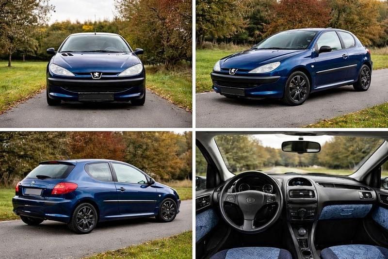 Gebraucht Peugeot 206 75 PS (55 kW) 2002 Blau Limousine