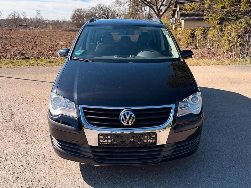 Gebraucht VW Touran 102 PS (75 kW) 2008 Schwarz Van / Kleinbus