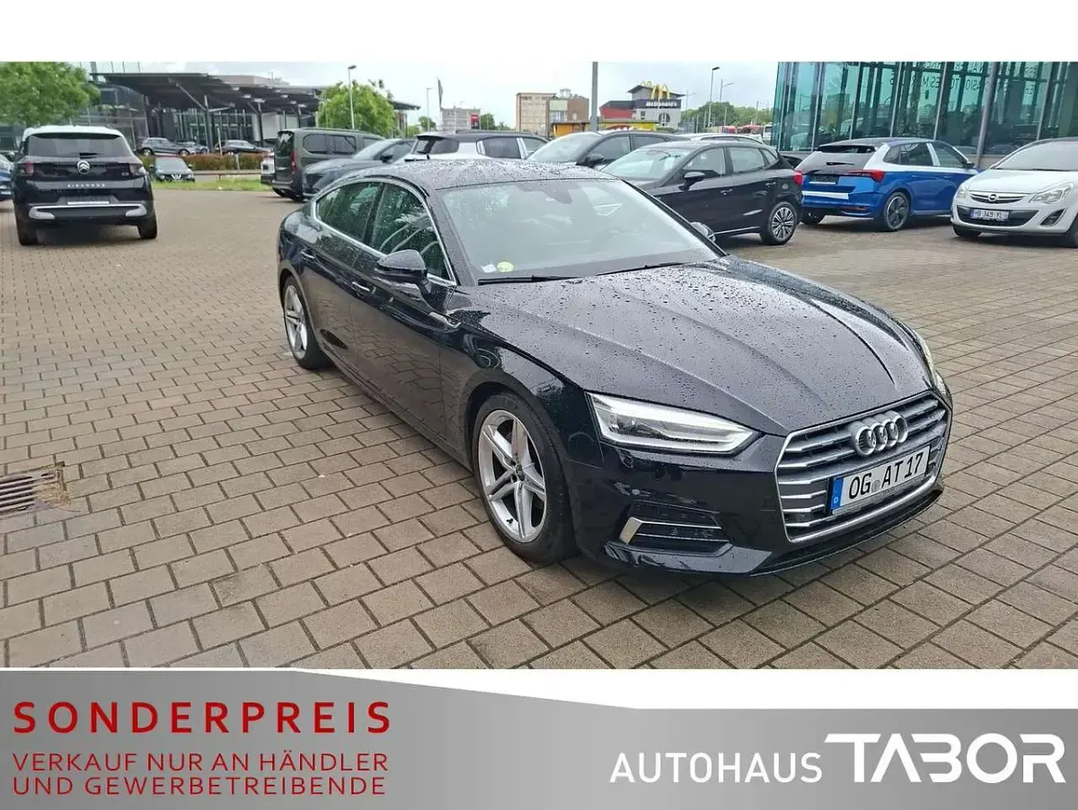 Gebraucht Audi A5 Sportback S-Line 190 PS (139 kW) 2019 Brillantschwarz Kleinwagen