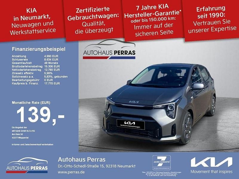 Neu Kia Picanto Vision 79 PS (58 kW) 2025 Astrograu Kleinwagen