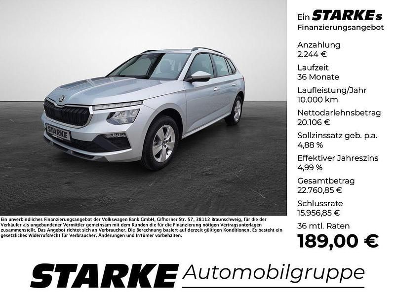 Gebraucht Skoda Kamiq Selection 116 PS (85 kW) 2025 Silber SUV