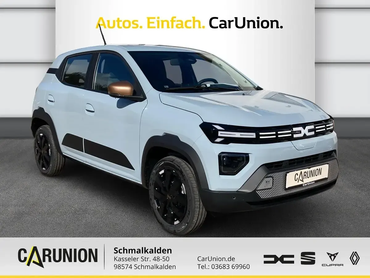 Uusi Dacia Spring Extreme 47 kW (65 HP) 2026 Seafoam Viistoperä