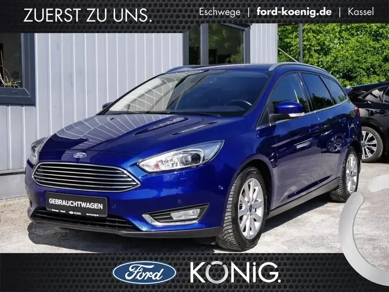 Blau Gebraucht 2016 Ford Focus Titanium Kombi | 9.350 € (Guter Preis) - Bild 1/4