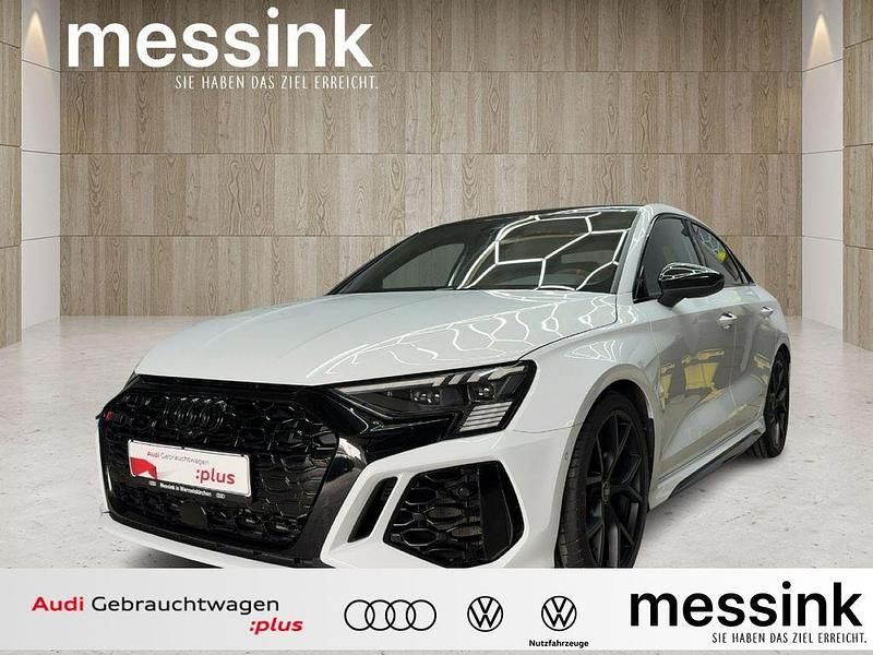 Gletscherweiß metallic Gebraucht 2022 Audi RS3 Sport Kleinwagen | 55.250 € (Fairer Preis) - Bild 1/4