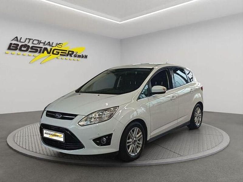 Gebraucht Ford C-MAX Titanium 125 PS (91 kW) 2015 Weiß Van / Kleinbus