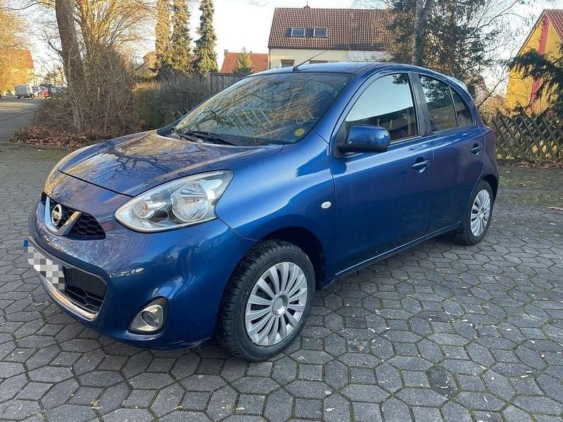 Blau Gebraucht 2017 Nissan Micra Acenta Limousine | 4.950 € (Superpreis) - Bild 1/4
