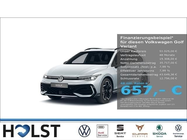 Silber Neu 2025 VW Golf VIII R-line Kombi | 51.025 € - Bild 1/4